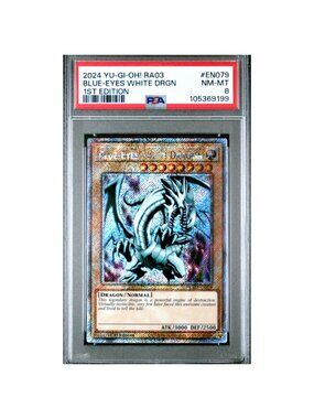 YU-GI-OH 2024 BLUE-EYES WHITE DRAGON RA03 QUARTER CENTURY BONANZA 1ST EDITION
